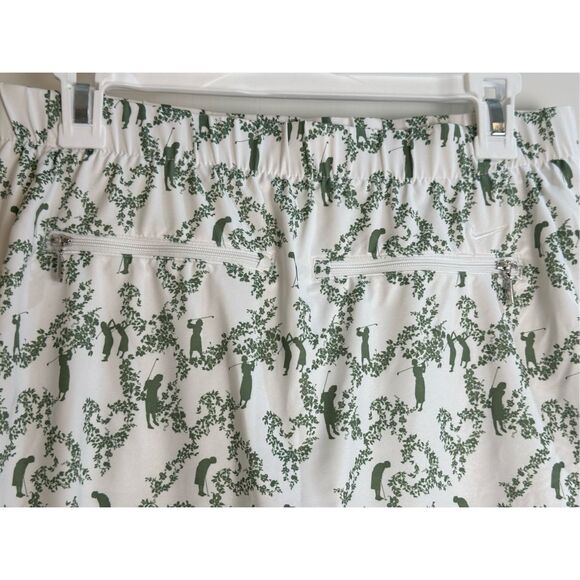 Nike Golf FitDry size S off white/ green golfer print skort - Picture 7 of 13